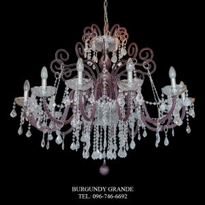 947/12, Luxury Classic Crystal Chandelier from Italy