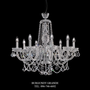 282/8, Luxury Classic Crystal Chandelier from Italy